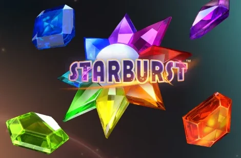 Starburst kleurrijke ruimte edelstenen slot