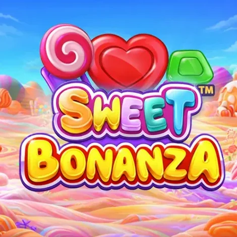 Sweet Bonanza kleurrijke snoep en fruit symbolen